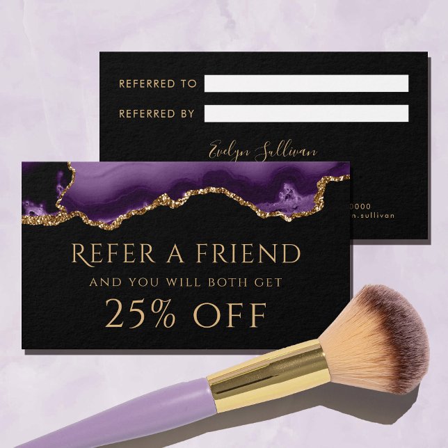 purple agate Referral Card (Creator Uploaded)