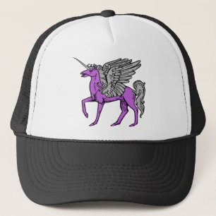 Purple Alicorn/Pegacorn/Winged Unicorn Trucker Hat