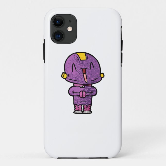 purple alien Case-Mate iPhone case (Back)