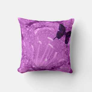 Purple All Over Throw Pillow