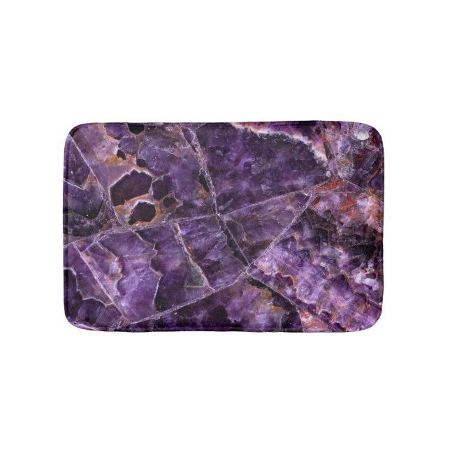 Purple Amethyst Bath Mat (Front)