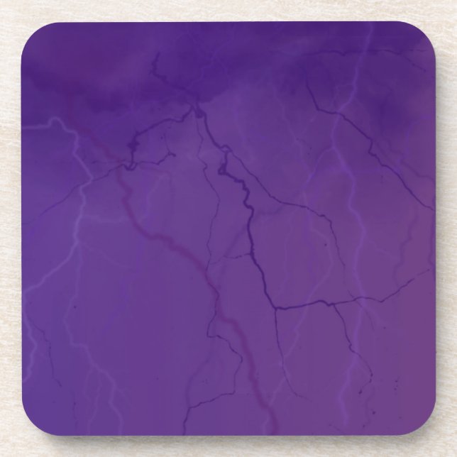 Purple Amethyst Coaster (Front)