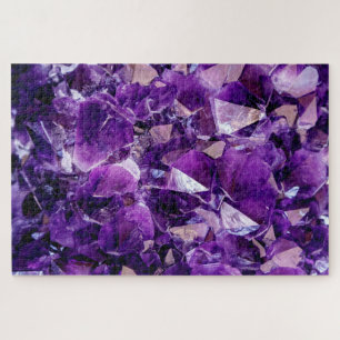 Purple Amethyst Crystal Gems Expert Puzzle