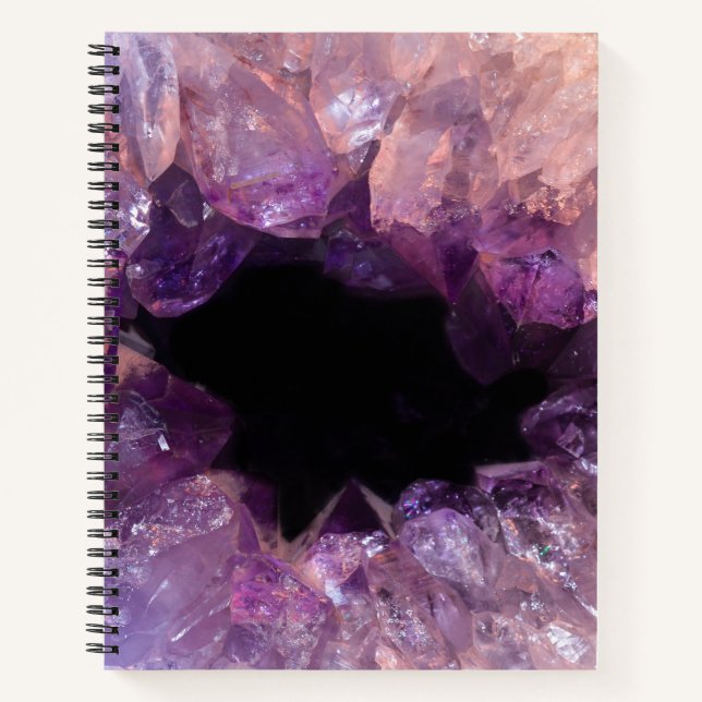 Purple Amethyst Notebook (Front)