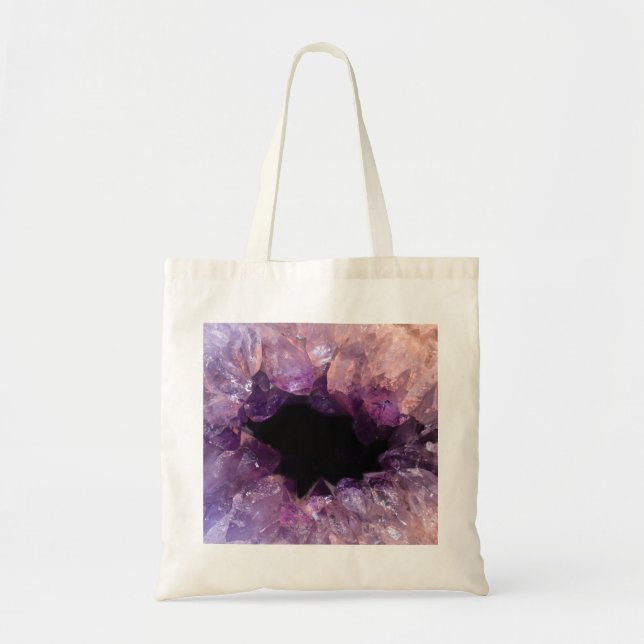 Purple Amethyst Tote Bag (Front)