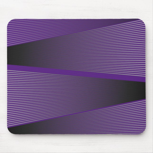purple and black abstract mouse pad (Front)