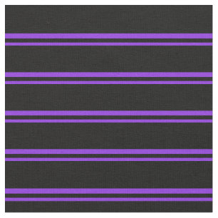 Purple and Black Coloured Striped Pattern Fabric