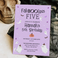 Purple and Black Halloween Birthday Party