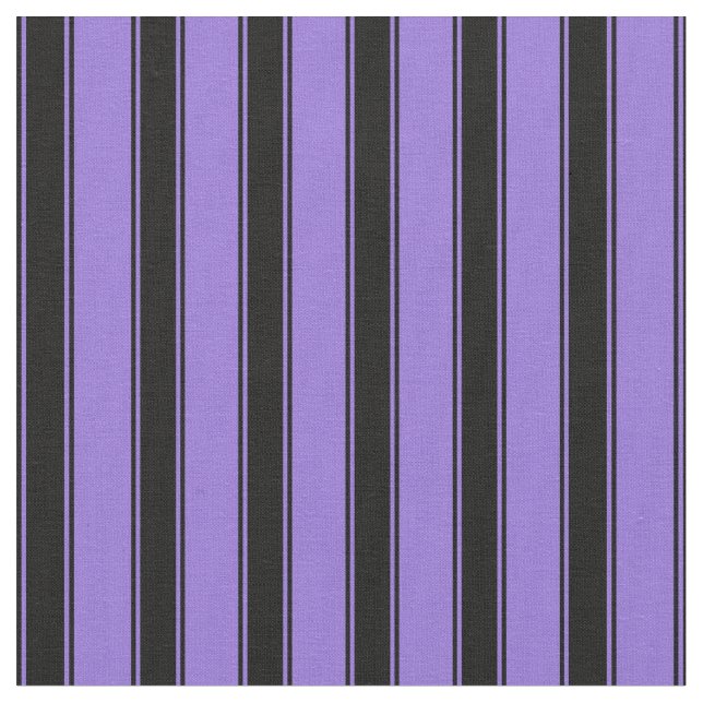 Purple and Black Striped Pattern Fabric (Close Up)