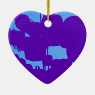 purple and blue 788212  abstract art ceramic ornament