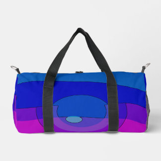 Purple And Blue Abstract 1007 Duffle Bag