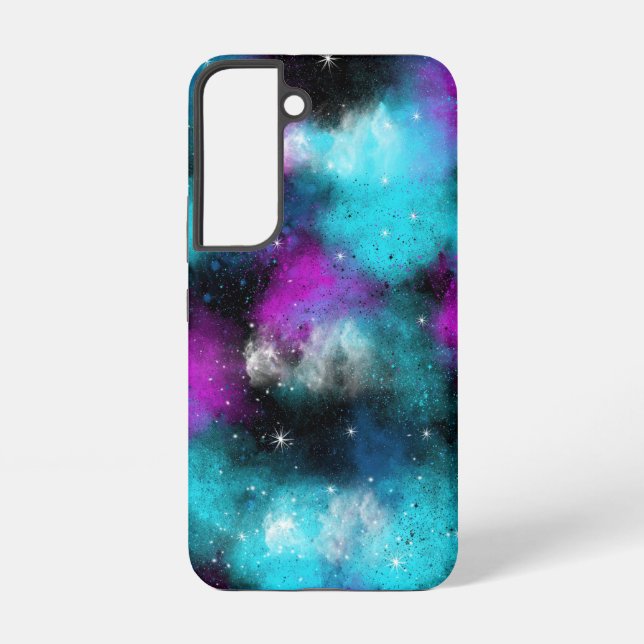 Purple and Blue Galaxy  Samsung Galaxy S22 Case (Back)