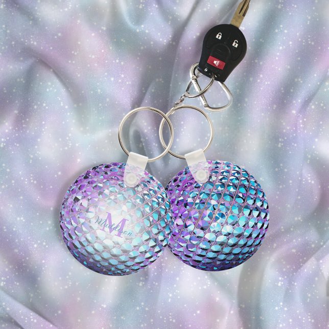 Purple and Blue Gem Look for Her Keychain (Creator Uploaded)