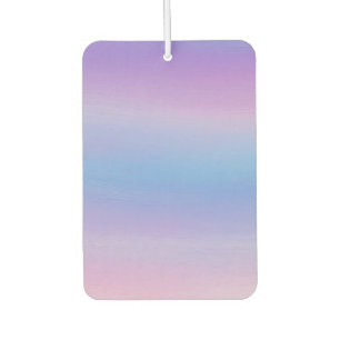 purple and blue gradient streaks air freshener