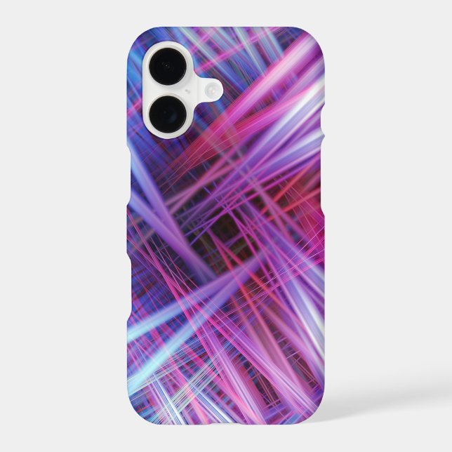 Purple and blue light beams pattern (Back)