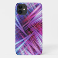 Purple and blue light beams pattern