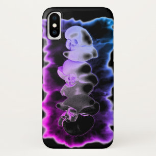 Purple and blue Orchids Case-Mate iPhone Case