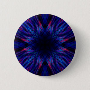 Purple and blue pattern 2 inch round button