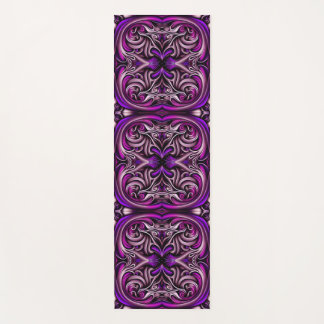 Purple and Blue Patterned Yoga Mat