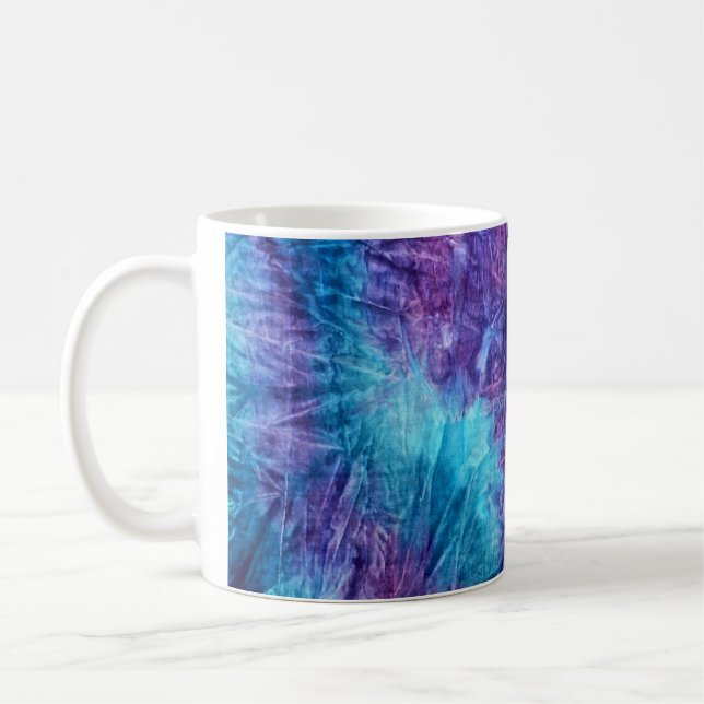 Purple and Blue Tie Dye mug By Joe Moriarty (Left)