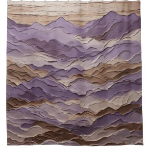 Purple and Brown Mystic Mountain