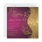 Purple and Gold 95th Birthday Party Invitation