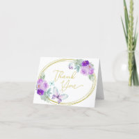 Purple and Gold Butterfly Baby Shower or Birthday