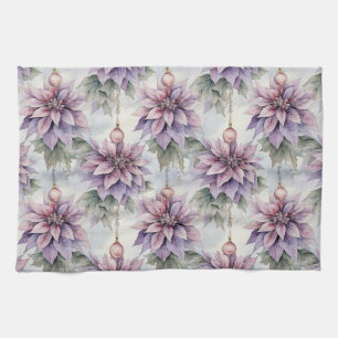 Purple and Gold Elegance Kitchen Towel