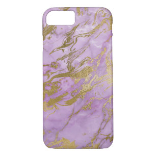 Purple and Gold Marble Elegant Modern Print Case-Mate iPhone Case
