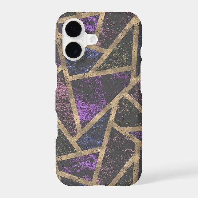 Purple and gold mosaic pattern (Back)