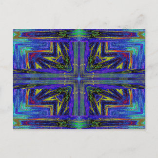 PURPLE AND GOLD NASMA 11 POSTCARD