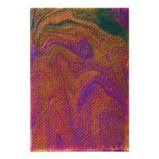 Purple and Gold O My Photo Print