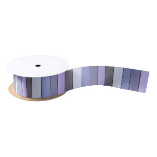 Purple And Gray Color Stripes On Watercolor Paper  Satin Ribbon