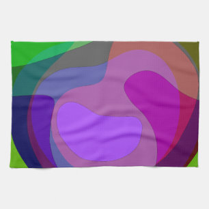 Purple And Green 403 Kitchen Towel
