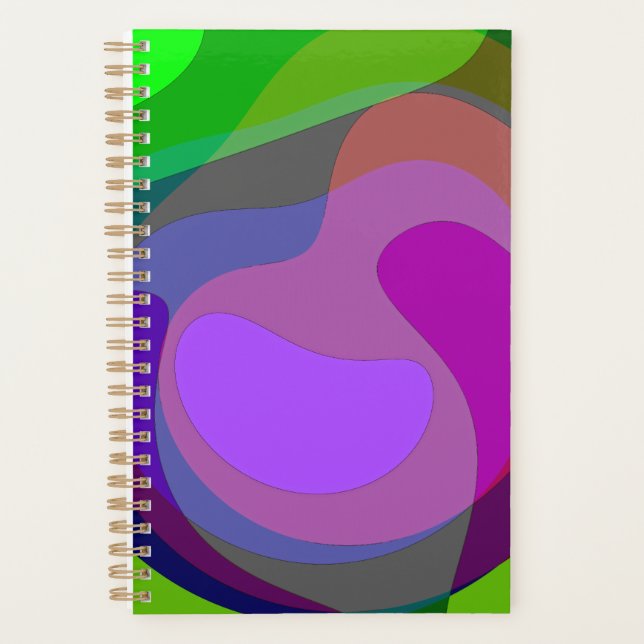 Purple And Green 403 Planner (Front)