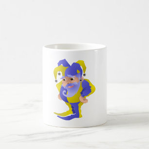 Purple And Green Jester Coffee Mug