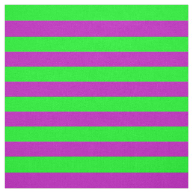 Purple and Green Stripes Fabric (Swatch)