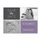 Purple and Grey Save the Date Photo Postcards