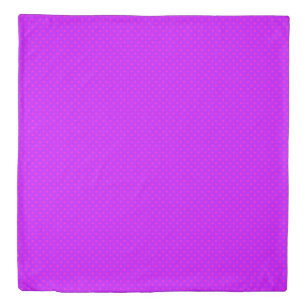 Purple and Hot Pink Polka Dots Pattern Duvet Cover