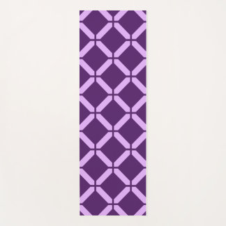Purple and Lavender Abstract Exercise Yoga Mat