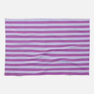Purple and Lavender Stripes Kitchen Towel