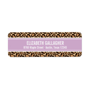 Purple and Leopard Print