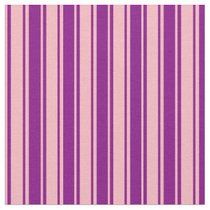 Purple and Light Pink Coloured Lined Pattern Fabric