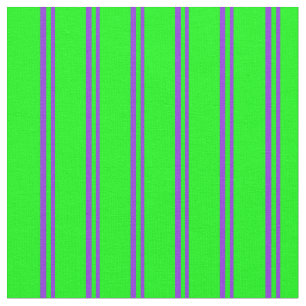 Purple and Lime Lines Pattern Fabric
