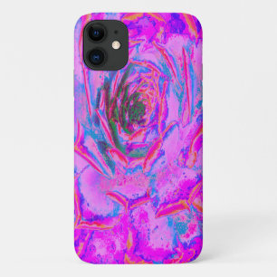 Purple and Magenta Succulent Sedum Rosette iPhone 11 Case