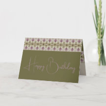 Purple And Mauve Floral Patterned