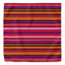 Purple and Orange Glitch Stripes Cool Psychedelic