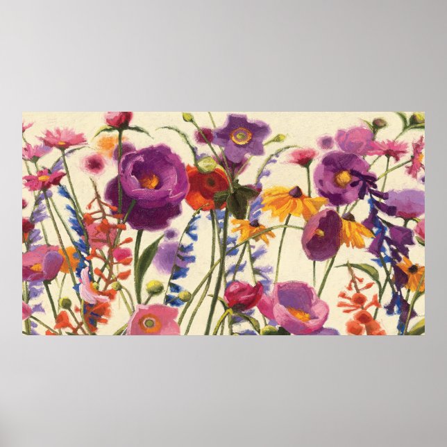 Purple and Orange Poppy Melody Poster (Front)