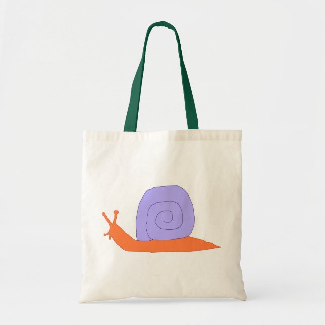 Purple and Orange Snail bag (Front)