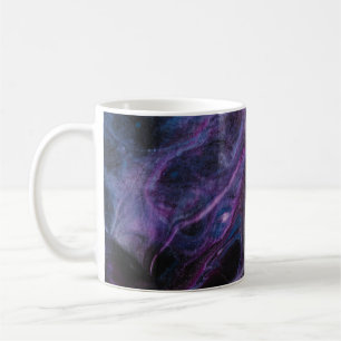 Purple and pink abstract painting coffee mug